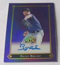 Brody Brecht 2025 Leaf Metal 92 LGR Purple 🟣 Prismatic Auto 9/10 Color Match 👀