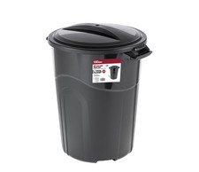Hyper Tough 32 Gallon Heavy Duty Plastic Garbage Can,Included Lid,Indoor/Outdoor