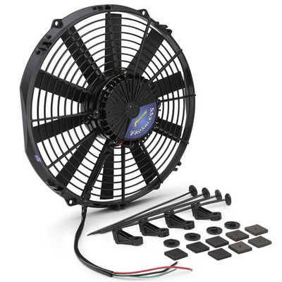Proform 67034 Brushless Electric Radiator Fan 12 Volt Universal 12 Inch 2100 Cfm