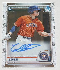 2020 Bowman Chrome Prospects On Card Auto #CPA-CBA Colin Barber (1st Bowman)