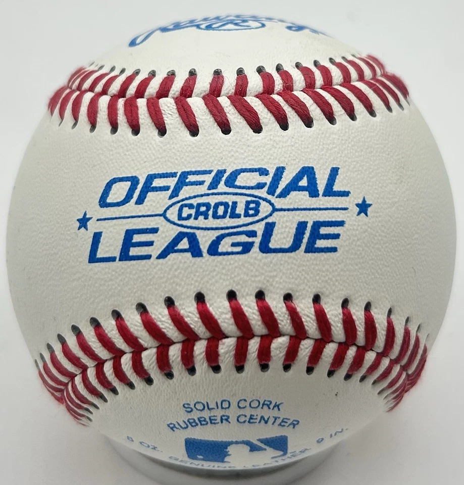 Chipper Jones Signed Rawlings Official League Baseball CROLB Autographed - Image 2 of 2