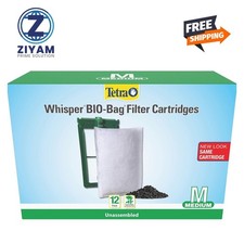 Tetra Whisper Bio-Bag Filter Cartridges For Aquariums - Unassembled Medi