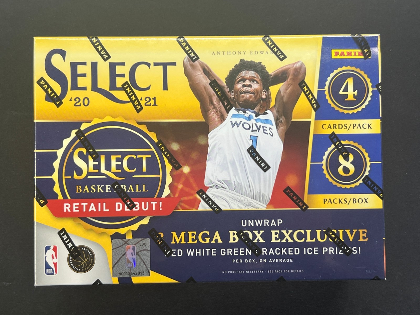 2020-21 Panini Select NBA Basketball Mega Box Factory Sealed