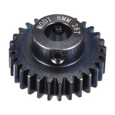 M1 28T Pinion Gear Set with Adapter Shaft 1.2" x 1.2" Motor Gears