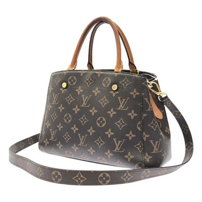 LOUIS VUITTON Montaigne BB Brown 2-Way Bag Monogram Canvas 29 x 20 x 13 cm