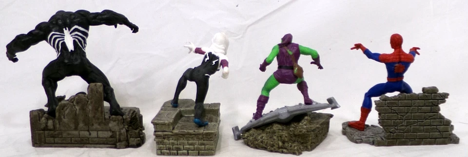 Lote de 4 figuras Schleich Marvel Spider-Man Veneno Duende Verde Spider-Gwen Foto 3 de 4