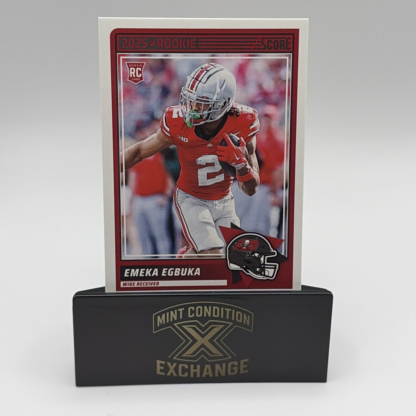 EMEKA EGBUKA RC 2025 Panini Score #2 Rookie Ohio State Tampa Bay Buccaneers