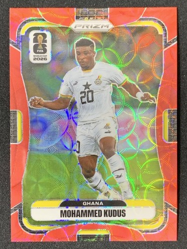 Mohammed Kudus 2026 Panini Prizm FIFA World Cup Choice Red /85 #229