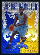 2012-13 Panini Crusade Jordan Hamilton #57 Blue & Gold Prizm