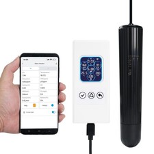 Smart Aquarium Water Quality Monitor 7-in-1 pH, Temperature, TDS, EC, Salinit...