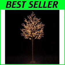 Stylish 6ft Warm White LED Baby's Breath Tree - Perfect for Indoor/Outdoor Decor