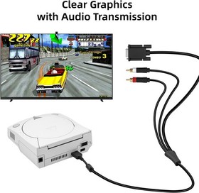 VGA AV Audio Video Cable for Sega Dreamcast