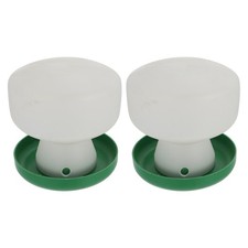 2Pcs Plastic Parrot Water Dispensers Durable Bird Cage Feeding Tool