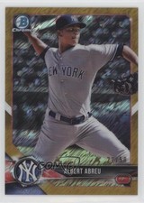 2018 Bowman Chrome Prospects Gold Shimmer Refractor 22/50 Albert Abreu 7m3