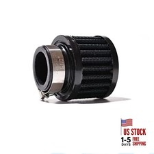 25mm Air Intake Filter 1 Inlet Dia Air Intake Cone Universal Filter Black