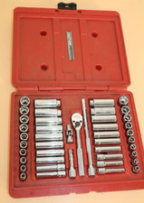 Mac Tools Usa 44pc 14 Drive Sae Metric Socket Set Case Mr5 Ratchet Mac Tools Usa 44pc 14 Drive Sae Metric Socket Set Case Mr5 Ratchet