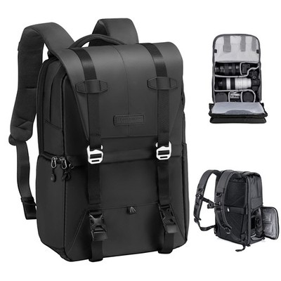 Kamerarucksack 20L, Große Camera Backpack 15,6 Zoll Laptopfach, Spritzwasserg...