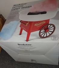 Brookstone Cotton Candy Maker Vintage Style SMBKN-71086 rot Karneval NEU