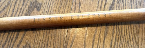 Vintage Jessup Breeders Advertising Cane Walking stick Stockyard Farm Ag. Nice ! - Picture 2 of 7