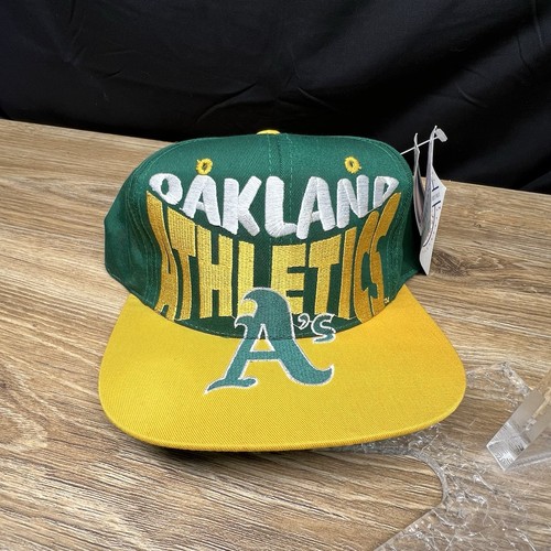 VINTAGE Oakland Athletics Hat Cap Snap Back Logo 7 MLB Baseball See Desc Fr Cond - Picture 1 of 14
