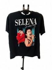 Selena Quintanilla Si Una Vez T Shirt Black L OFFICIAL SELENA MERCH Vintage Look