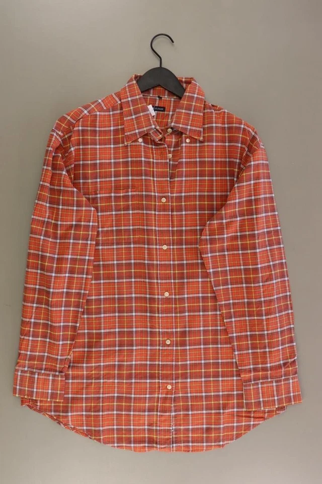 ⭐ Blusa para hombre talla 54, XL a cuadros naranja algodón ⭐ - Imagen 4 de 4