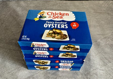 6 pk Chicken Of The Sea Fancy Smoked Oysters In Oil
