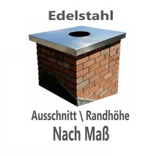 Schornsteinabdeckung Edelstahl Kaminabdeckung Schornsteinkopfeinfassung nach Maß