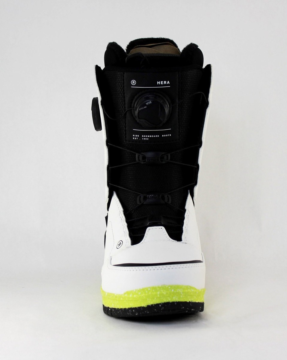 Ride Hera Double Boa Snowboard Boots Women's Size 7 Hyper White