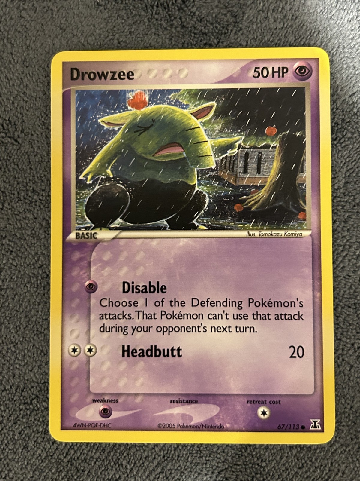 Drowzee 67/113 Delta Species NM/Mint! Vintage Pokemon Card