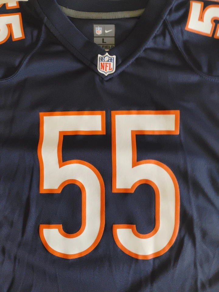 Lance Briggs #55 Chicago Bears Nike On Field NFL Juvenil Grande Foto 3 de 4