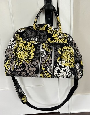 Vera Bradley Baroque Grand Weekender Bag Duffle Overnight Quilted Strap 18''x12''