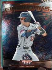 Grady Emerson Fireworks Insert - 2026 Panini USA Baseball Stars & Stripes #17