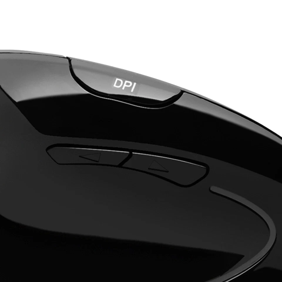 iMouse E90 - Wireless Left-Handed Vertical Ergonomic Mouse, Black - Image 4 of 4