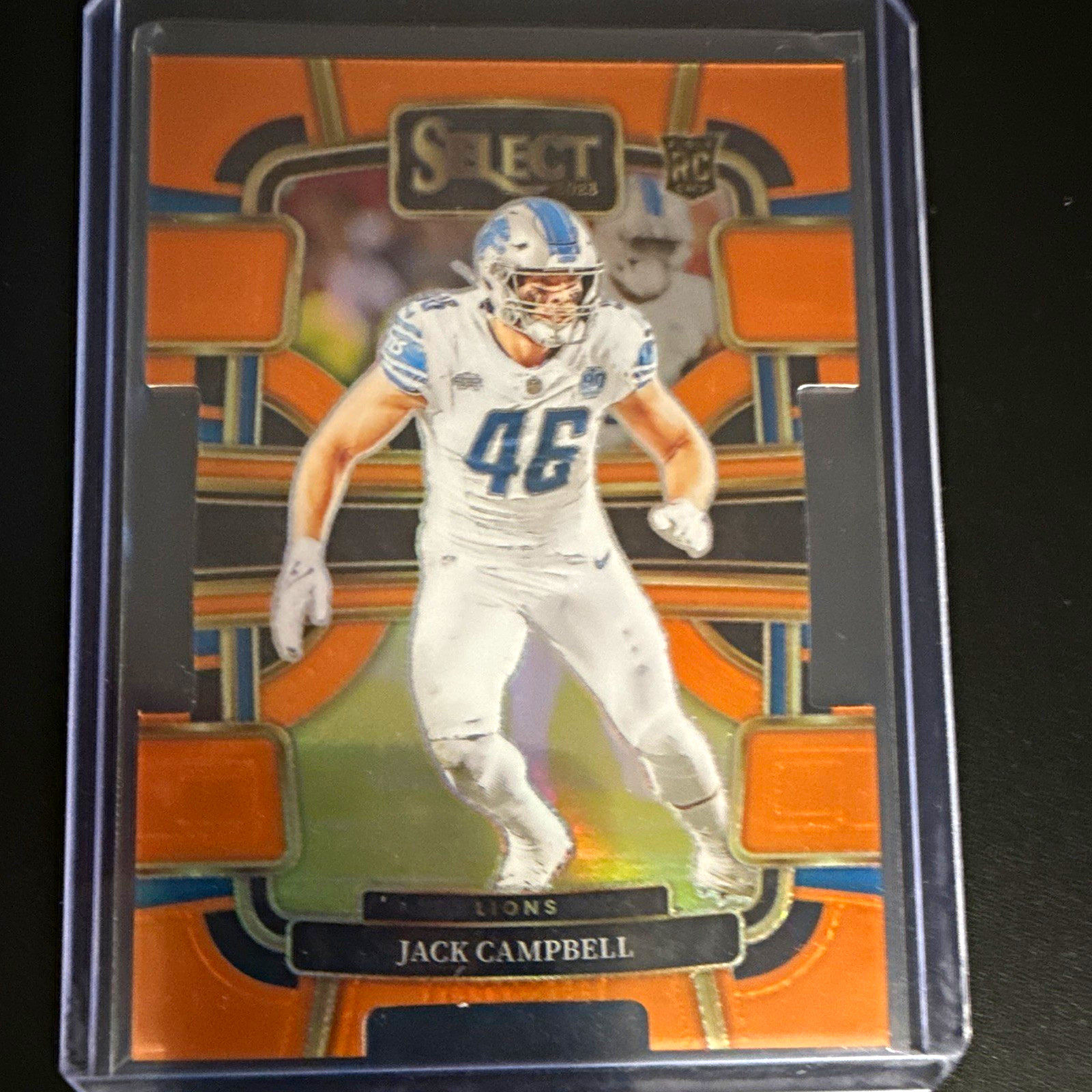 Jack Campbell Panini Select #33 Orange Die Cut