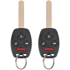 Honda Accord Key Fob Replacement 2003-2007 4 Buttons 2 Pack
