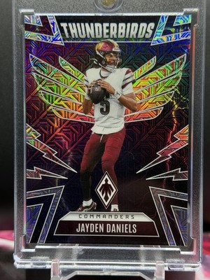2025 Panini Phoenix - Thunderbirds Jayden Daniels #50 Silver Mojo /75