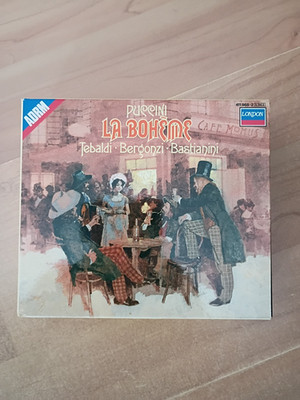 Puccini La Boheme - Tebaldi, Bergonzi, Bastianini London 2CD West Germany