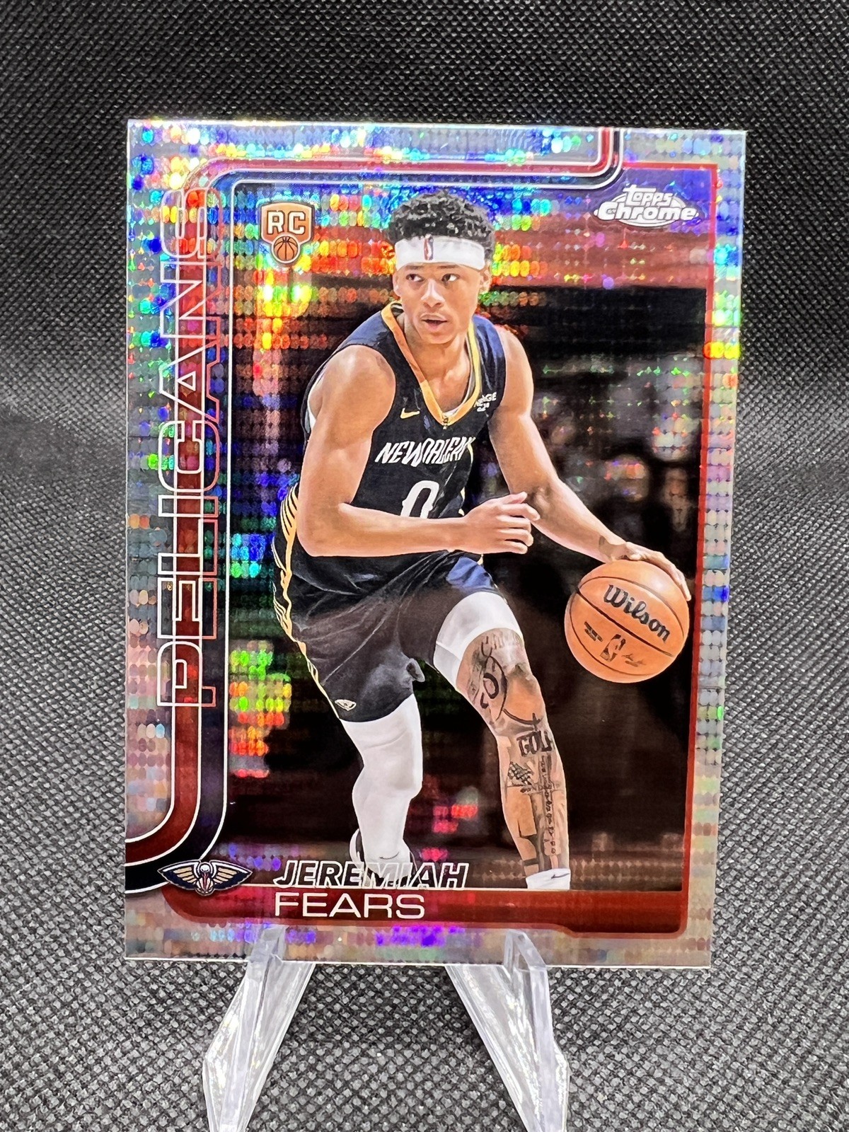 2025-26 Topps Chrome #257 JEREMIAH FEARS Pulsar Refractor Rookie RC