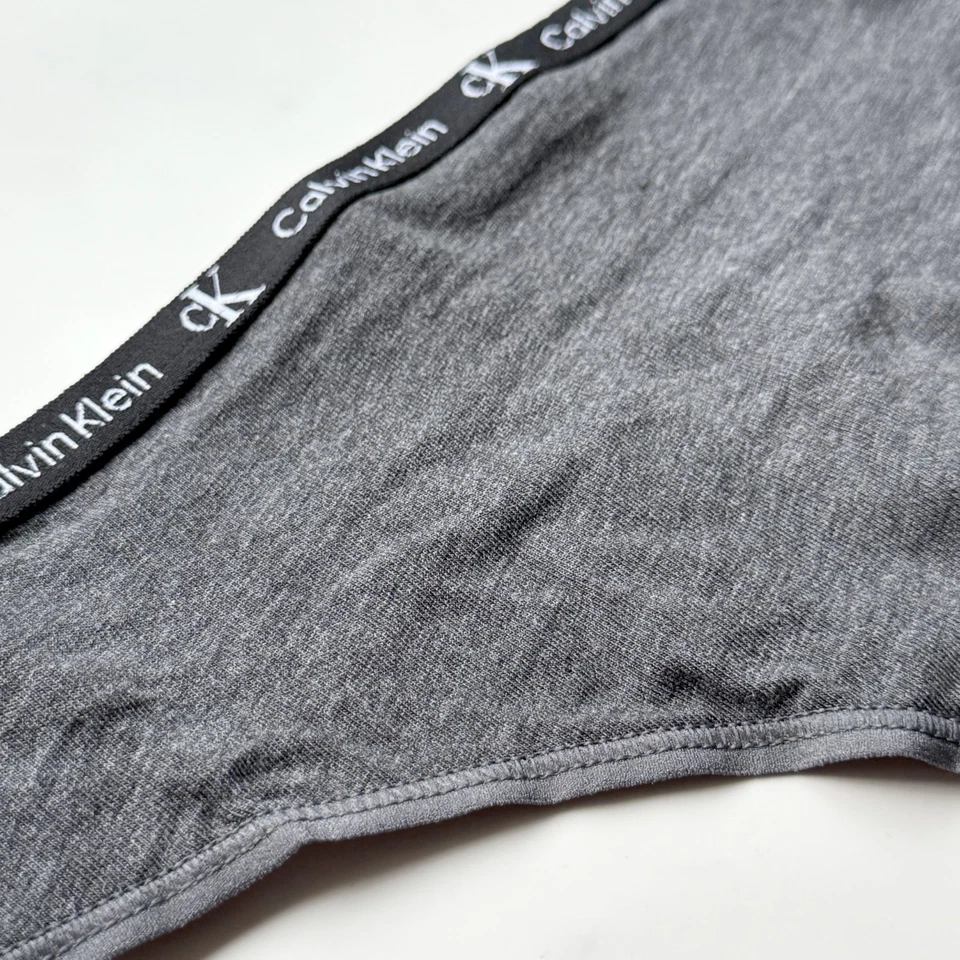 Calvin Klein 1996 хлопок эластичной современный стринги трусики вересковый темно-серый S/M/XL - Изображение 3 из 4