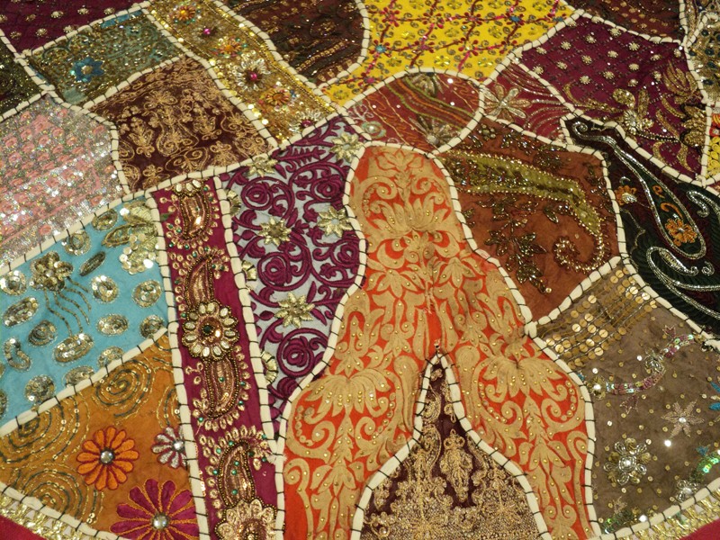 60' Wall Covering Tapestry Home Wall Hanging Patchwork Art Embroidery Xmas Gift