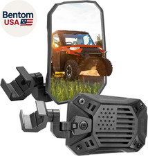 UTV Side Mirrors 2025 NEW Billet Aluminum 8.4" X 5.7" Wide View for Pro-Fit Comp