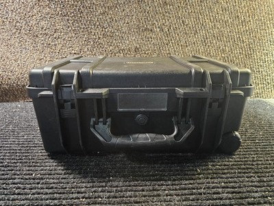 TapeTech 22'' Hard Utility Case For Tools and Accessories, Black Waterproof