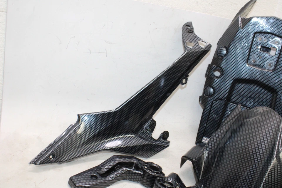 17-25 KAWASAKI NINJA 650 EX650 OEM CARENADO SET CAPUCHAS KIT fibra de carbono piel Foto 3 de 4
