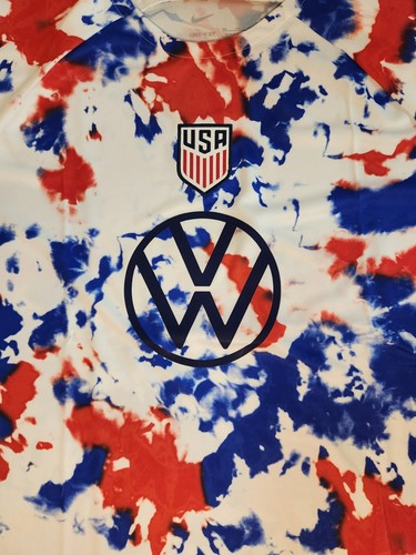 Nike USA Men’s 2022 World Cup Pre Match Football Soccer Jersey Size XL - New - Picture 3 of 11