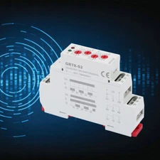 GRT8-S2 Mini Asymmetric Cycle Timer ON/OFF Repeat Cycle Time Relay AC/DC 12-240V