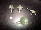 Vintage GI Joe Cobra Vehicle Parts 1983 Headquarters LOT #4 Search Light Radar +
