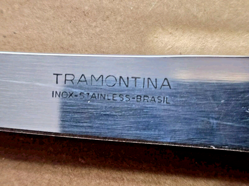 Vng. Tramontina Stainless Fishing Fillet Knife w/Leather Sheath - InBox Brasil - Picture 2 of 9