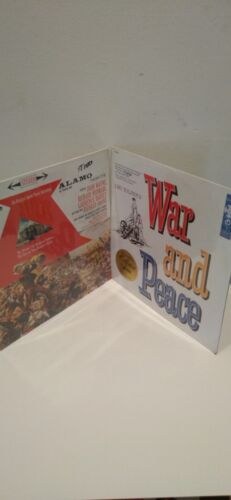 WAR AND PEACE Nino Rota THE ALAMO D. Tiomkin Soundtracks 2×LPs Columbia SEALED - Picture 8 of 8