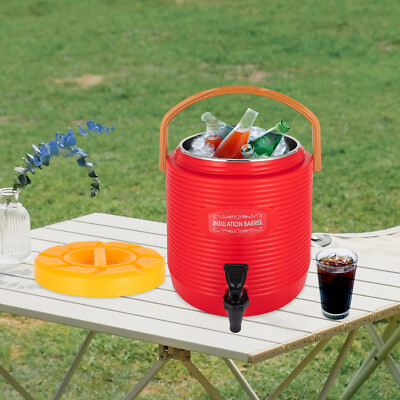 Hot and Cold Drink Dispenser, Insulated Beverage Dispenser with Faucet